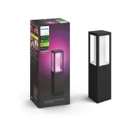 Philips Impress Hue Outdoor Pedestal Light Black 17434/30/P7