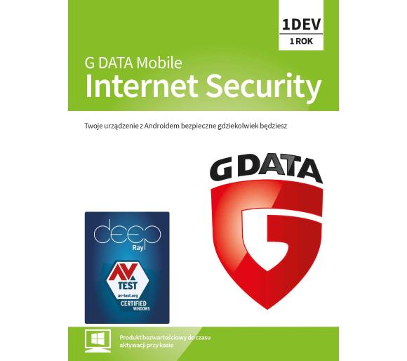 oprogramowanie G Data Mobile Internet Security 1 urz./1 rok (Kod)