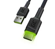 Green Cell Ray USB do USB-C 2m Czarny