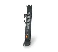 Acar F5 FA RACK 5 gniazd 3m Czarny-Zdjęcie-0