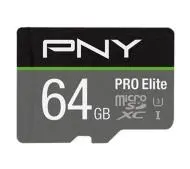 PNY PRO Elite microSDXC 64GB 100/60 MB/s U3 V30 A1