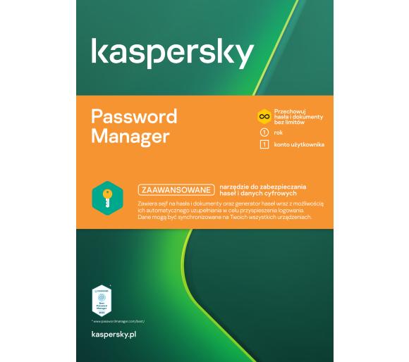 kod ESD Kaspersky Password Manager 1U/1Rok (Kod)