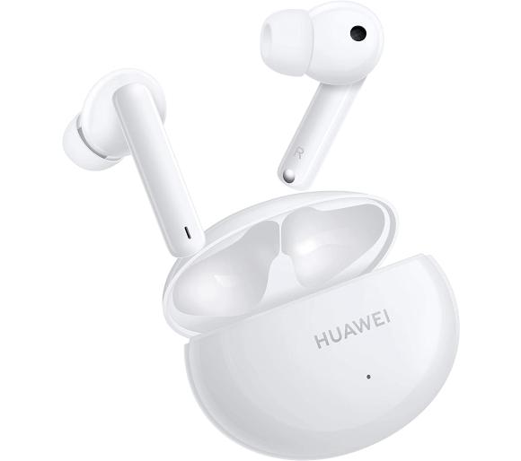 słuchawki bezprzewodowe Huawei FreeBuds 4i ANC (biały) z etui ładującym