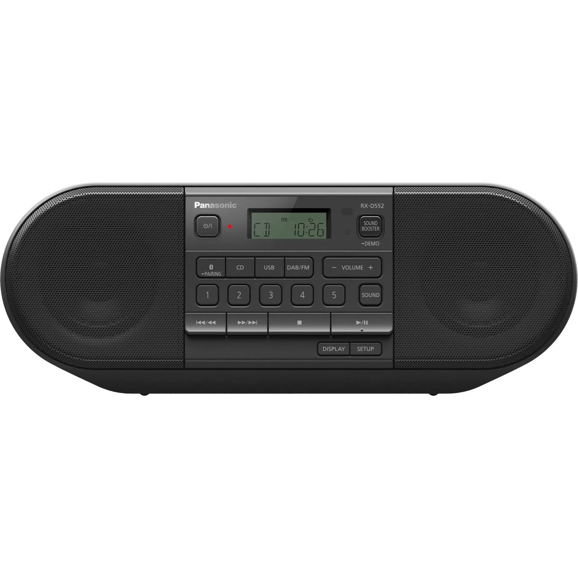 Panasonic RX-D552E-K Bluetooth Czarny