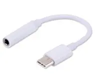 Savio AK-35 USB Typ 3.1 C - Jack 3,5mm Biały