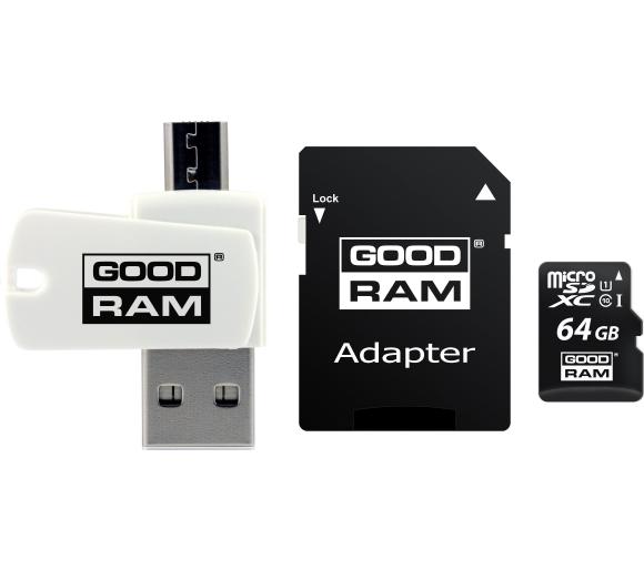 karta pamięci GoodRam All in One MicroSDXC 64 GB Class 10 UHS-I/U1