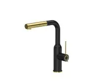 Quadron 3573500_BLMPVDG1 Angelina Czarny/Złoty Stal szlachetna