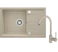 Deante Leda ZRDA7113 Piaksowy + bateria Piaskowy