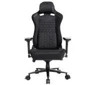 Ultradesk THRONE Gamingowy  do 140kg Tkanina Czarny