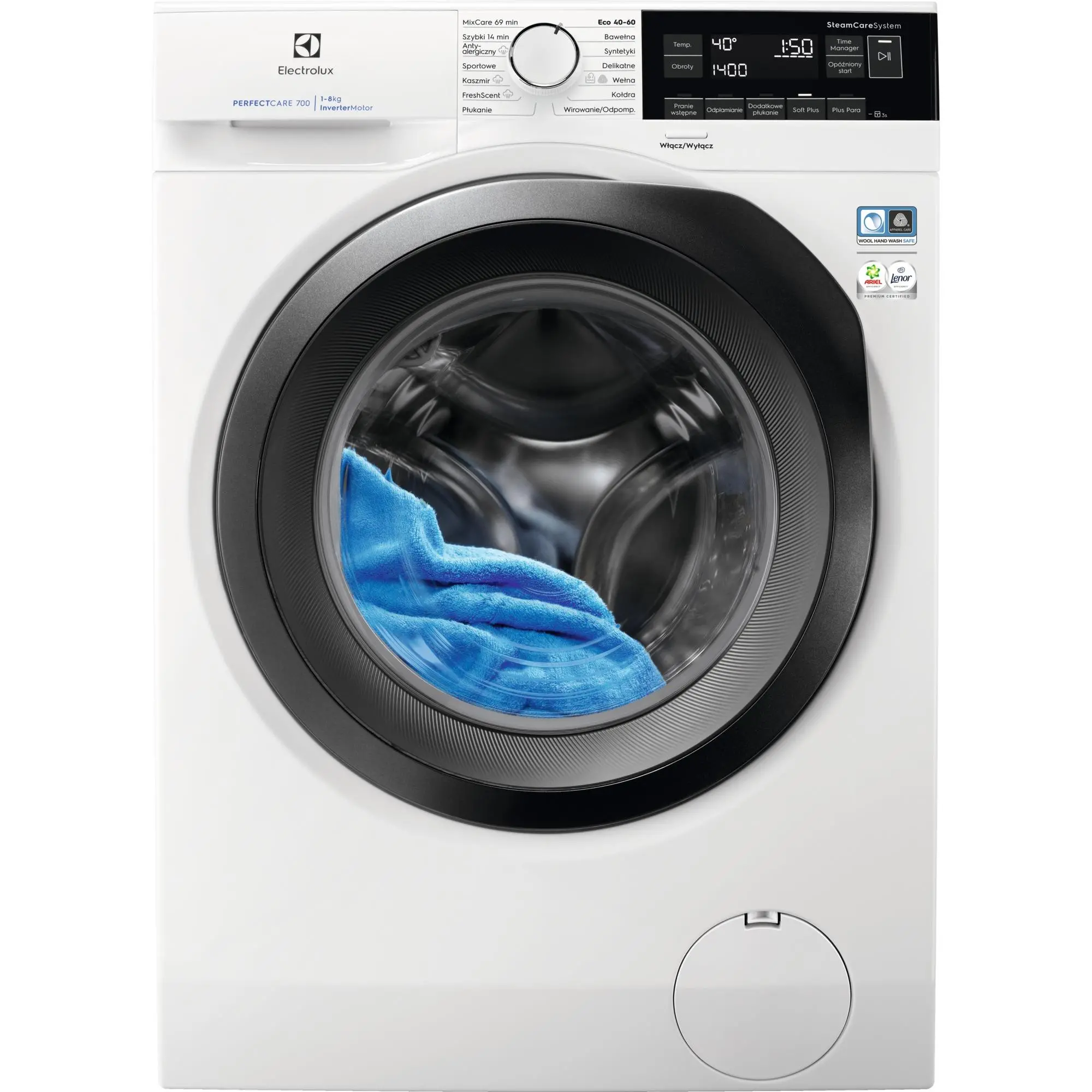 Electrolux 700 SteamCare EW7F348ASP 8kg 1400obr/min