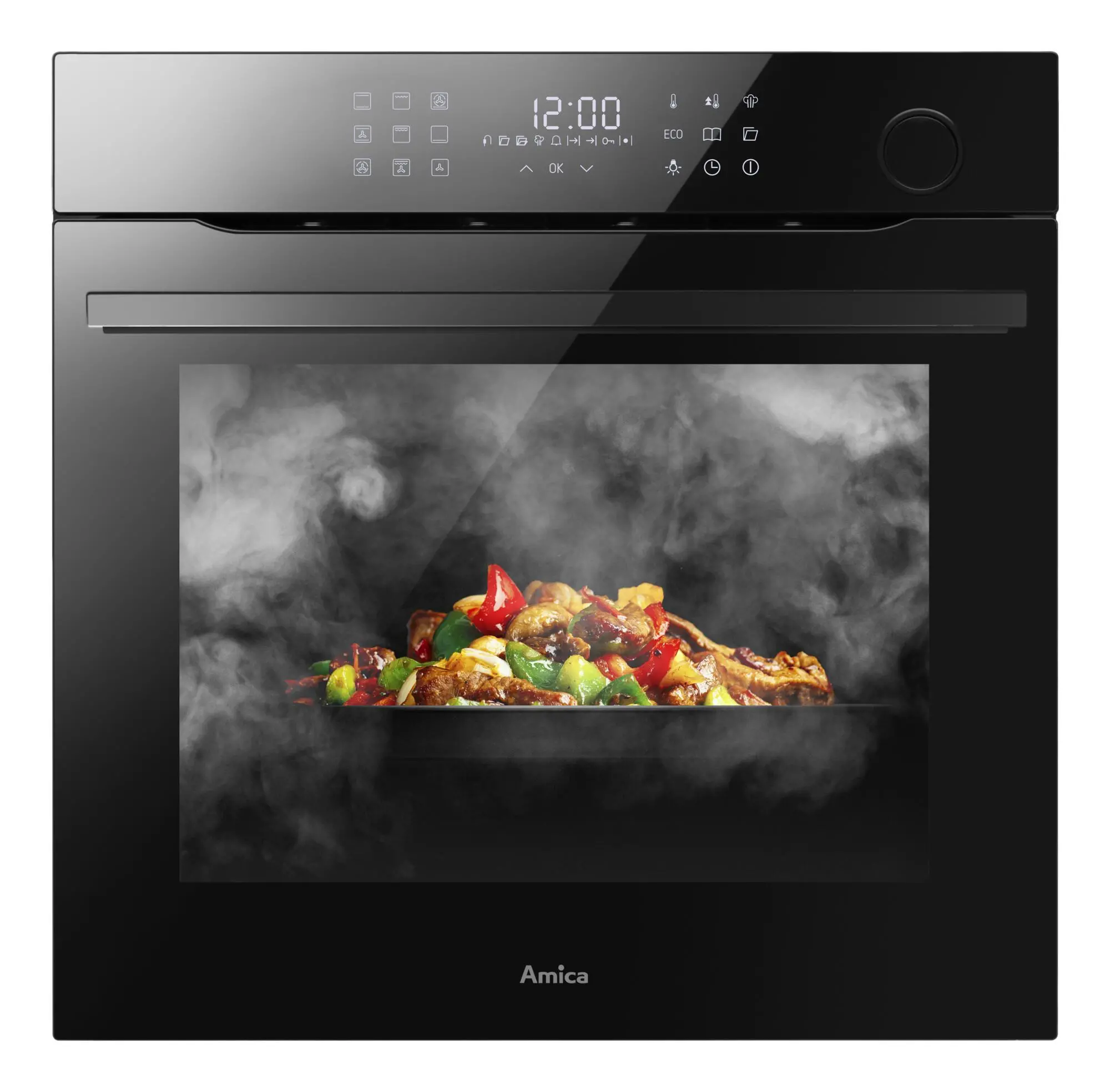 Amica ED97699BA+ X-Type Steam O Termoobieg Termosonda Czarny