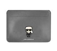 Karl Lagerfeld Saffiano Ikonik Sleeve 13/14" Srebrny