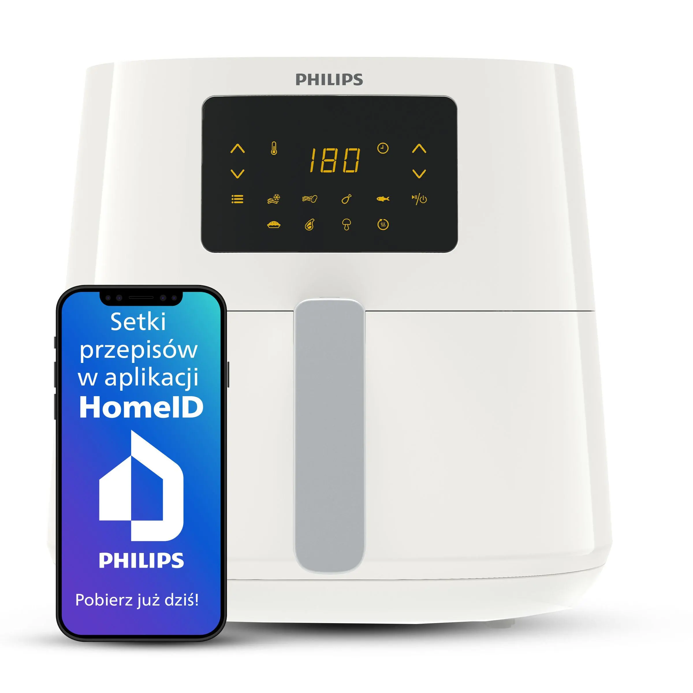 Philips Ovi XL HD9270/00 2000W 6,2l Aplikacja mobilna