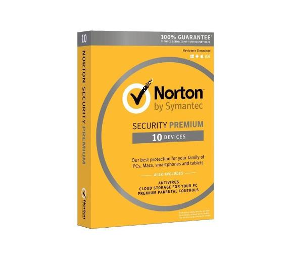 oprogramowanie Norton Security 3.0 Premium PL Card 10 urządzeń/ 1 rok
