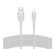 Belkin CAA010BT3MWH BoostCharge PRO Flex USB-A do Lightning 3m Biały