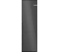 Bosch Serie 4 KGN39VXBT Pełny No Frost 203cm Szuflada z kontrolą wilgotności Czarna stal szczotkowana