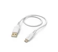 Hama Flexible USB-A do microUSB Biały