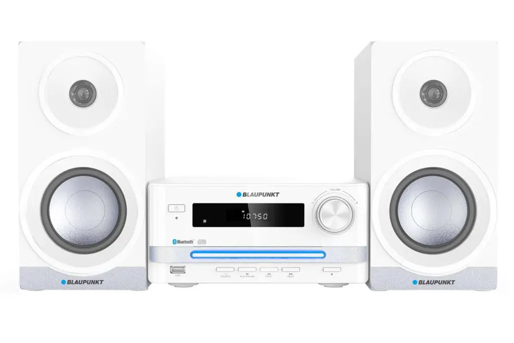 Blaupunkt MS16BT Edition 15W Bluetooth Radio FM Biały