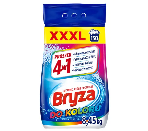 Bryza 4w1 do koloru 130 prań 8,45kg