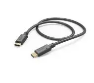 Hama USB-C do USB-C 1,5 m Czarny