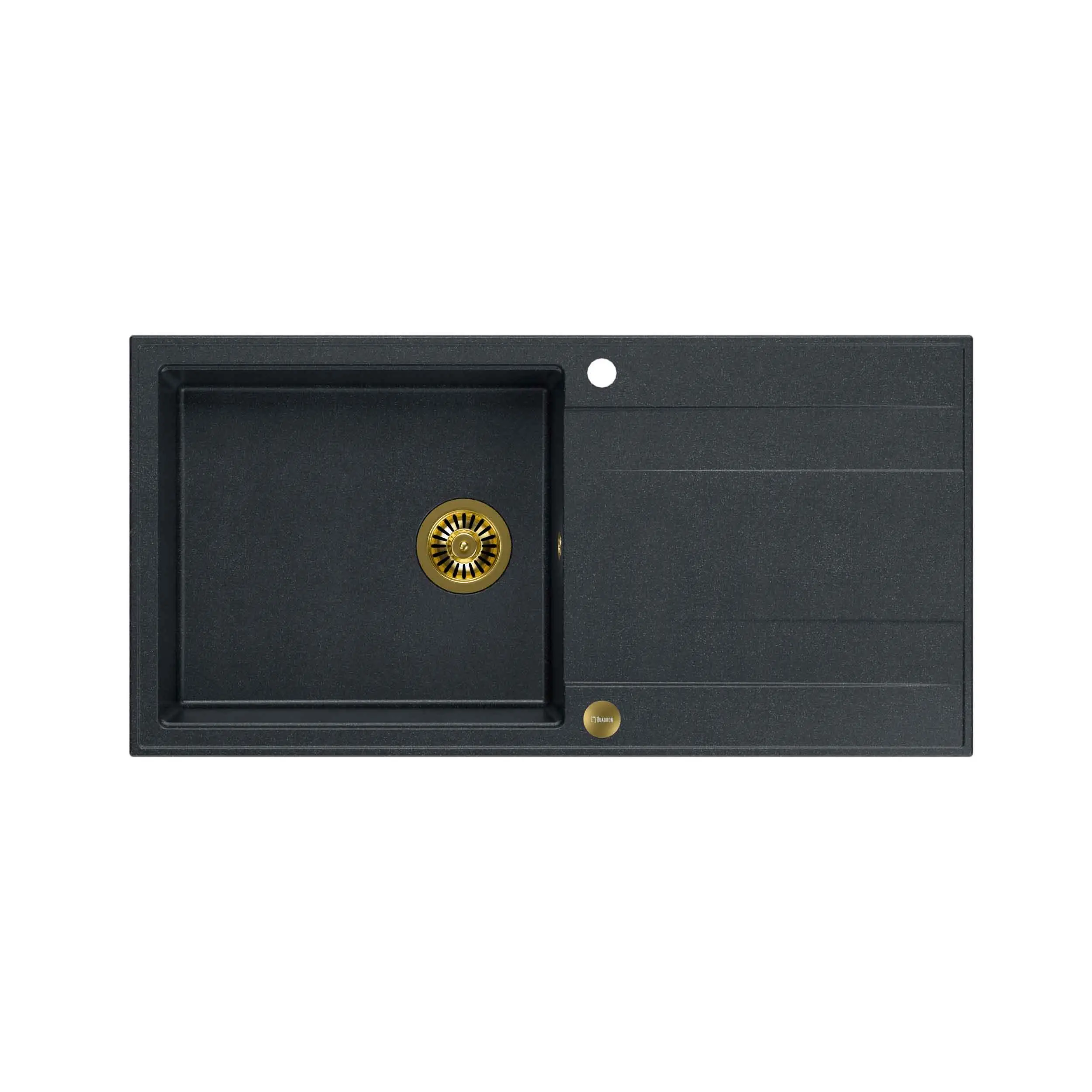 Quadron HCQE10050U8_PVDG1 P2O Evan 146 XL Granitowy Czarny metalik/Złoty