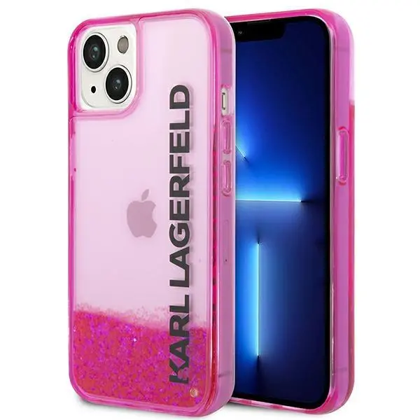 Karl Lagerfeld Liquid Glitter Elong KLHCP14MLCKVF do iPhone 14 Plus