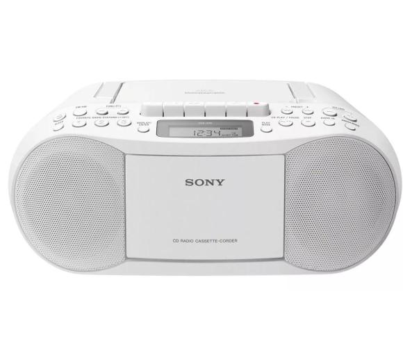 radiomagnetofon CD Sony CFD-S70 (biały)