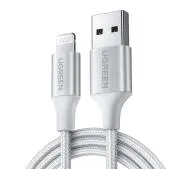 UGREEN Lightning do USB 2,4A US199 2m Srebrny