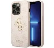 Guess 4G Big Metal Logo GUHCP15X4GMGPI do iPhone 15 Pro Max Różowy