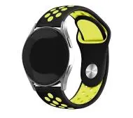Beline do Watch 20mm Sport Silicone uniwersalny Czarno-żółty