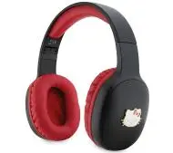 Hello Kitty HKBHA1BKHLMK Metal Logo Oval Shape Nauszne Bluetooth 5,3 Czarny