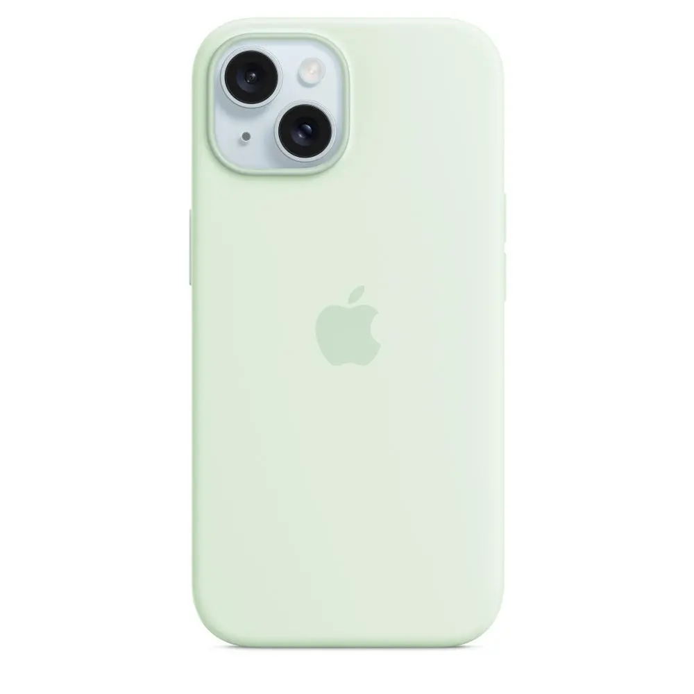 Apple Silicone Case do iPhone 15 Plus Pastelowa mięta