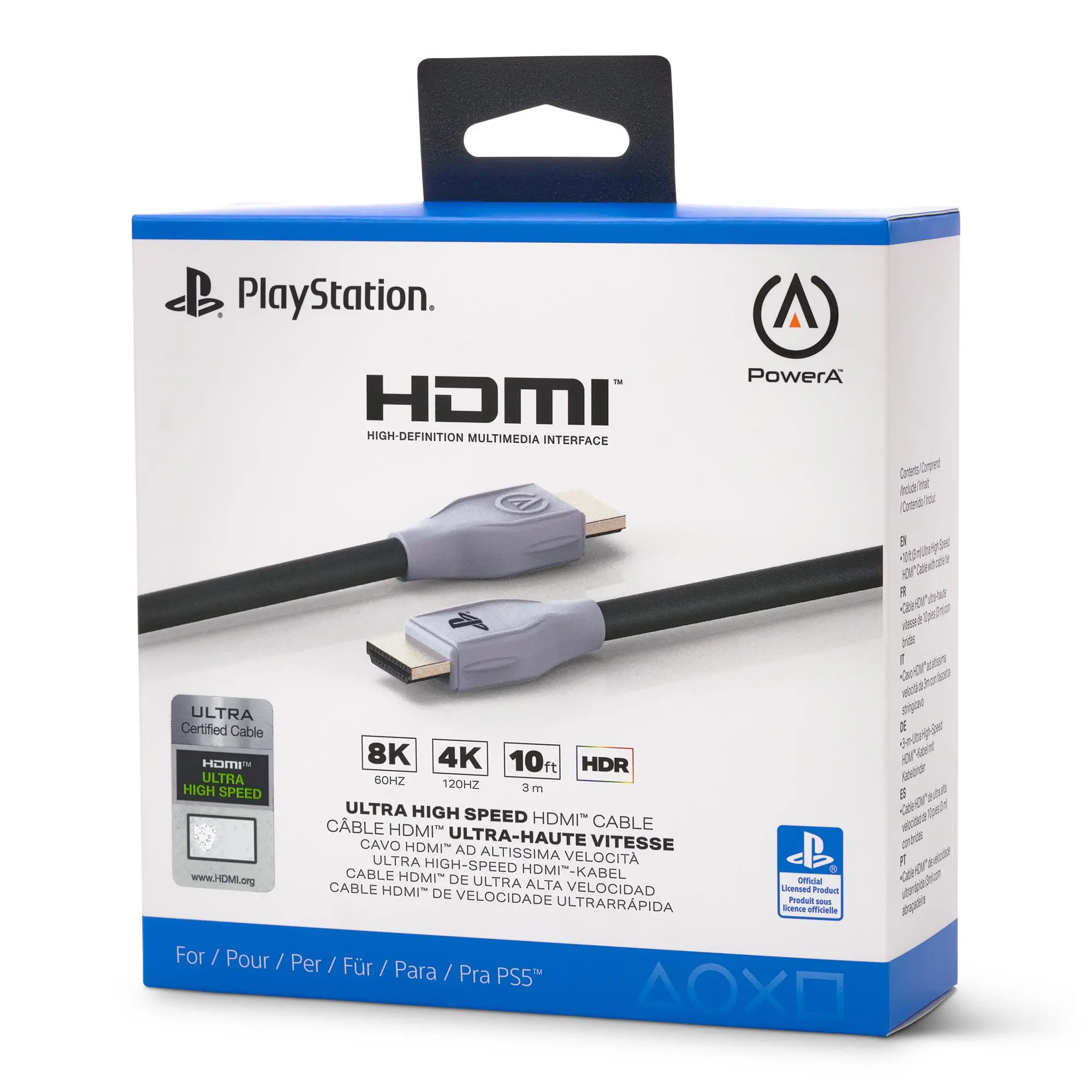 PowerA 1520481-01 HDMI 4K do PS5