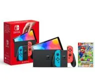 Nintendo Switch OLED Czerwono-niebieski + Mario Party Superstars