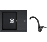 Franke BFG 611-62 Fragranit Onyx + bateria Vega Fragranit Onyx