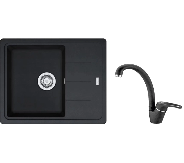 Franke BFG 611-62 Fragranit Onyx + bateria Vega Fragranit Onyx