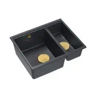 Quadron LOGAN 150 HCQL5646U8-G1_U Granitowy Black diamond/Złoty