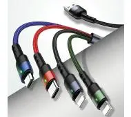 USAMS U26 4w1 USB-C SJ317USB01 1,2m Kolorowy
