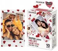 Fujifilm Instax mini Heart Sketch 10szt