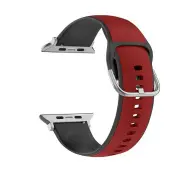 Beline Silico Leather do Apple Watch 38/40/41mm Czerwono-czarny