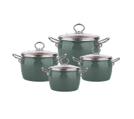 La Bonita Naturale LB8ZGE002 Indukcja Stal niskowęglowa 8 elementów