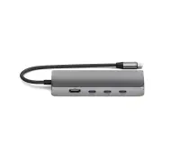 Satechi ST-P8KEM USB-C Multiport Adapter 8K Szary