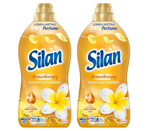 Silan Aromatherapy Fascinating Frangipani 92 prania zestaw 2x1,012l