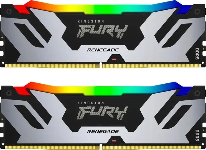 Kingston FURY Renegade RGB DDR5 96GB (2 x 48GB) 6400 CL32 Srebrny