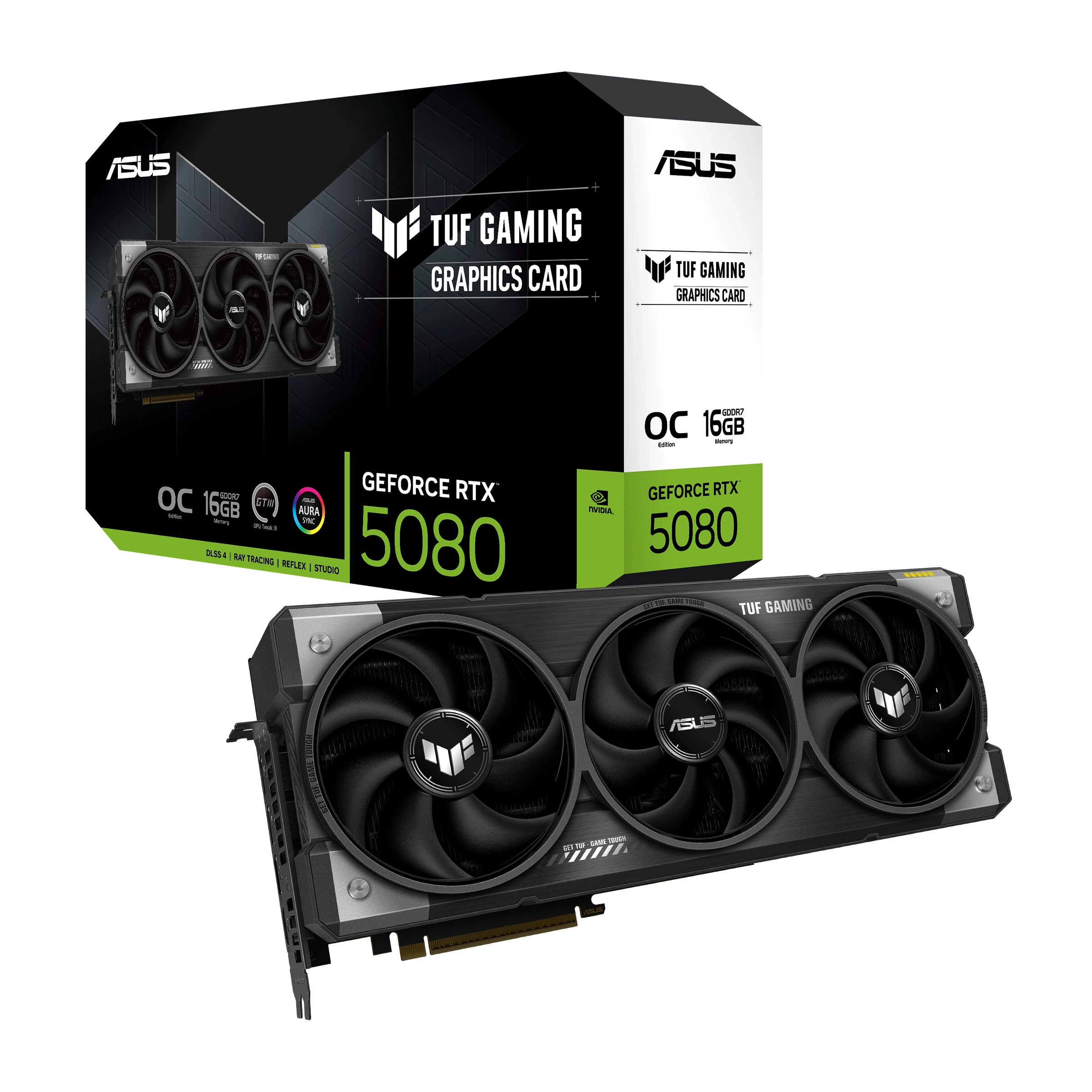 ASUS TUF Gaming GeForce RTX 5080 OC Edition 16GB GDDR7 256bit DLSS 4