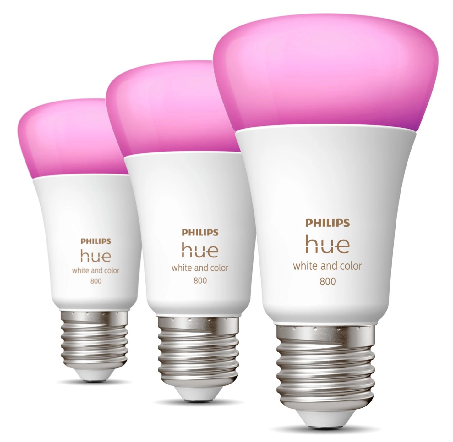 Philips Hue White and Color Ambiance E27 800lm 3szt.