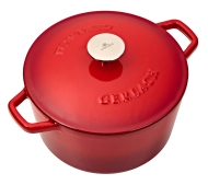 Gerlach Natur Iron Indukcja Żeliwo 3l Czerwony