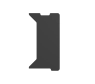 Genesis Holm Modular Boczny Prawy 40cm Czarny