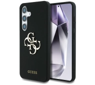 Guess Silicone Big 4G Logo Bottom Script Galaxy S25 Czarny