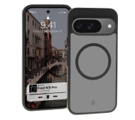 Bizon MatteO z MagSafe do Google Pixel 9/9 Pro Półprzezroczyste z czarną ramką